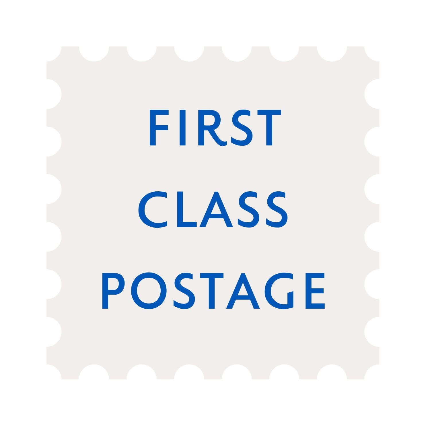 First Class Postage