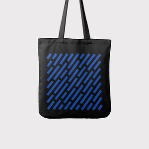 Downpour Gin Black Tote Bag Blue